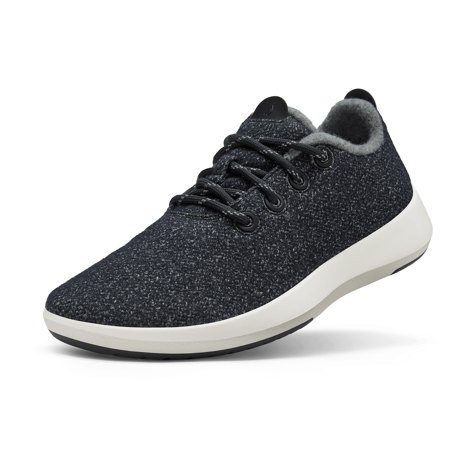 Men's Wool Runner Mizzles - Dark Grey (Natural White Sole)