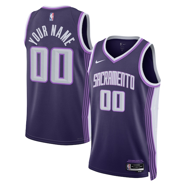 Sacramento Kings Nike Unisex 2025/26 City Edition Swingman Custom Jersey - Purple