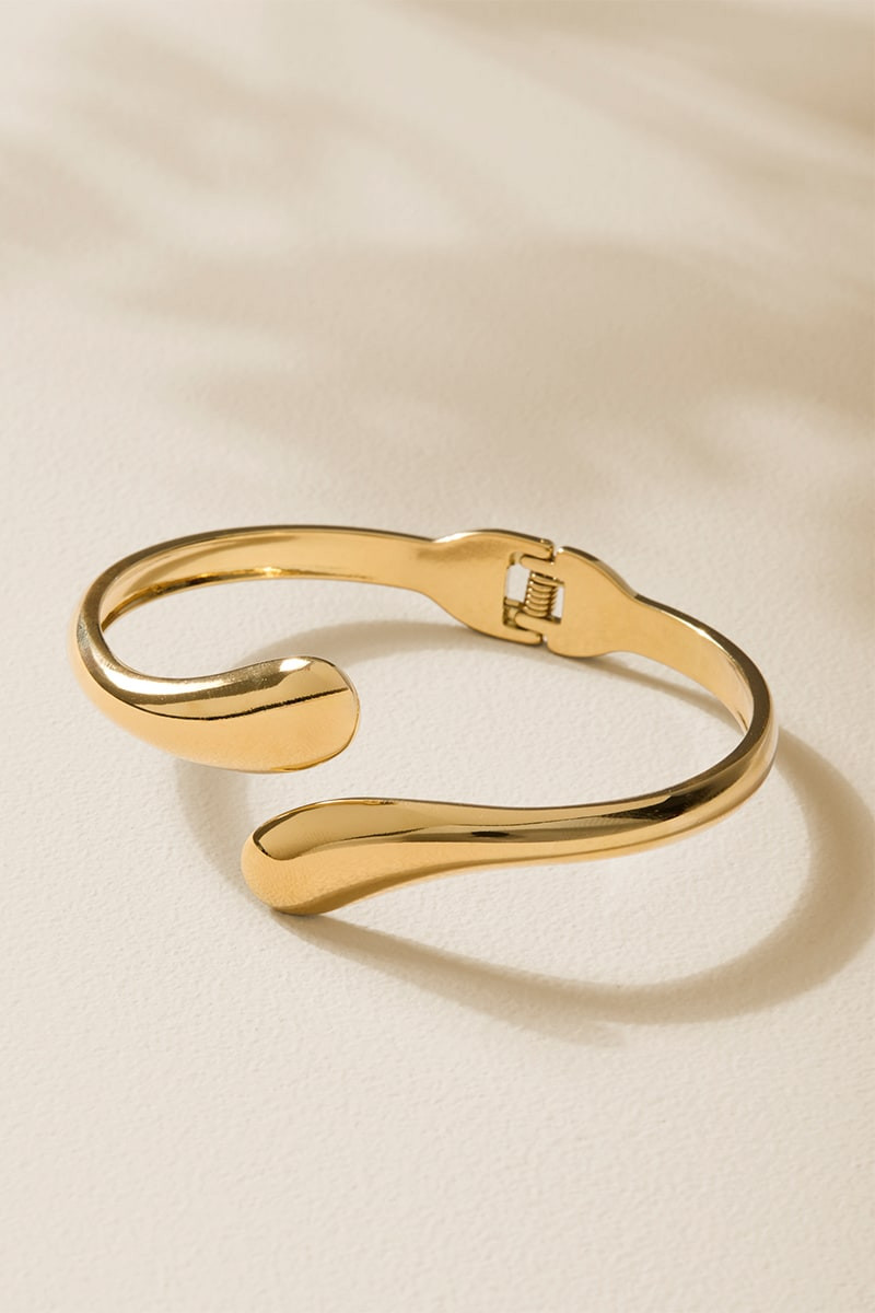 Selena Stainless Steel Open Cuff Bracelet