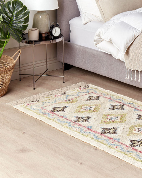 Dywan z juty pleciony 80x150 cm wielokolorowy