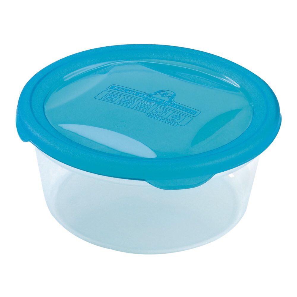 Caixa plástica redonda polar frost 0,8l