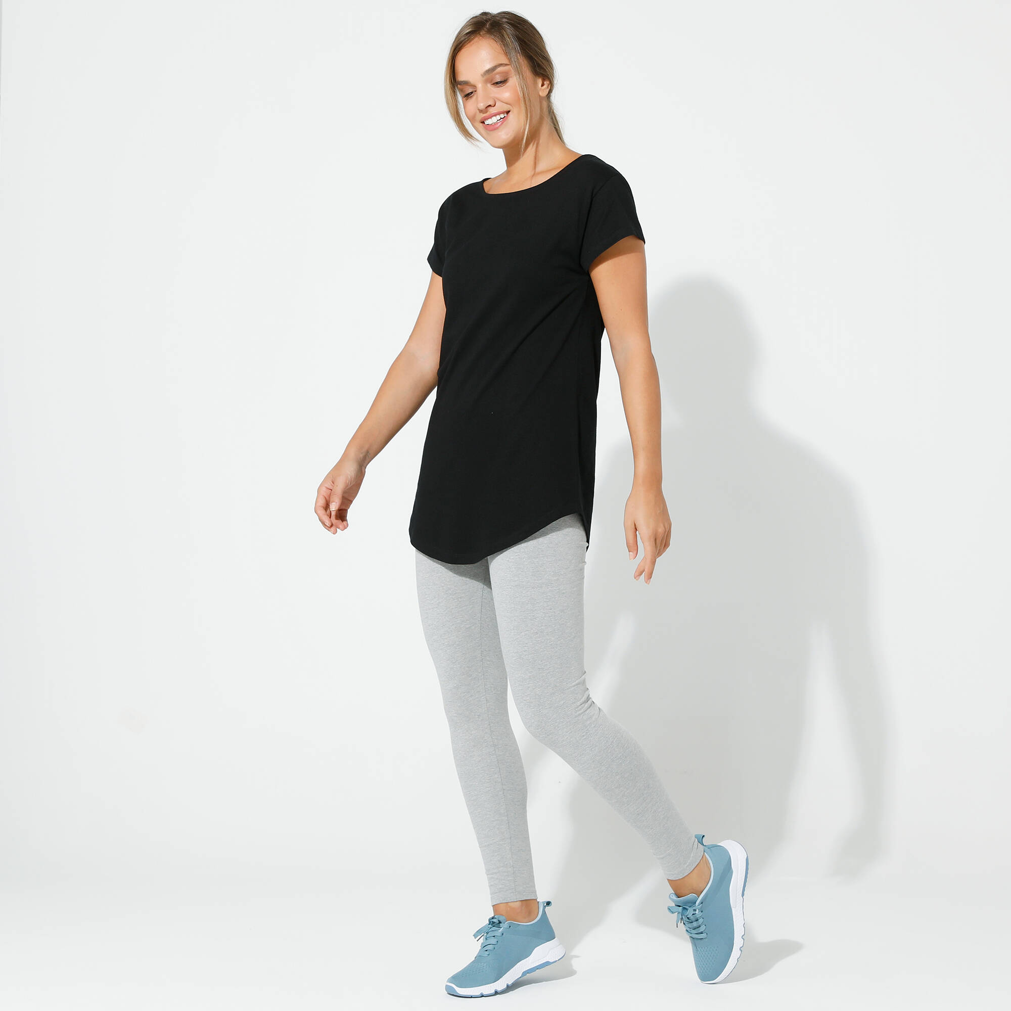Legging uni maille jersey