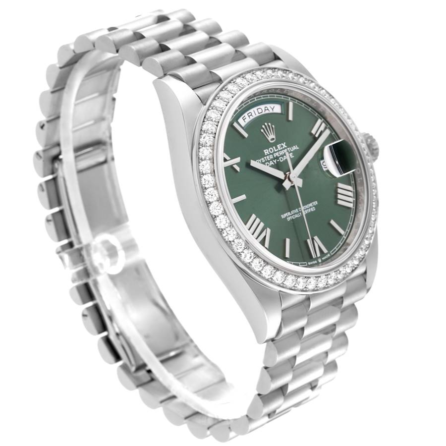 Rolex Day-Date 228238 “Olive Green” Mirror Replica 1:1