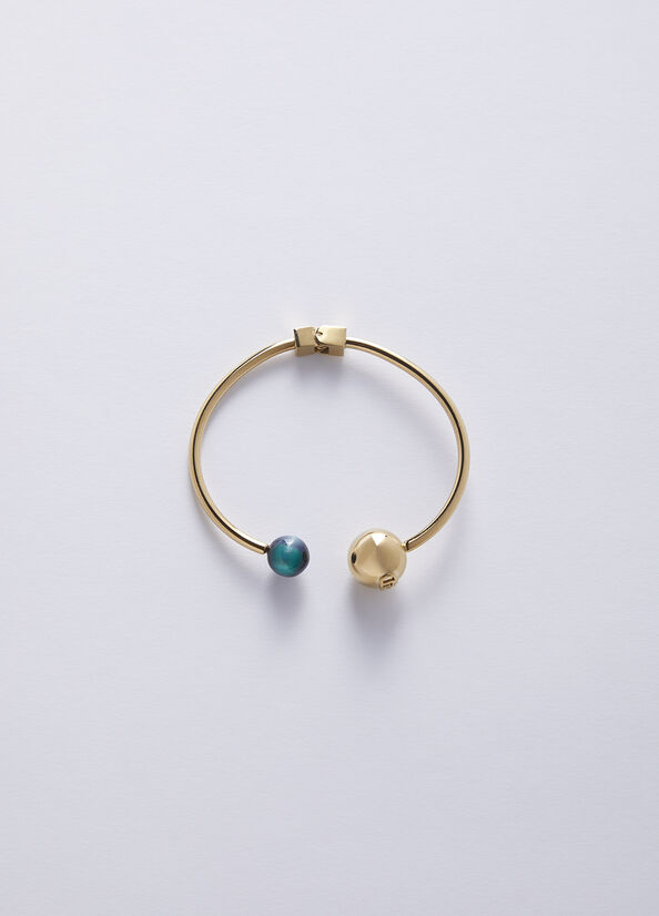 Bracciale regolabile con perle