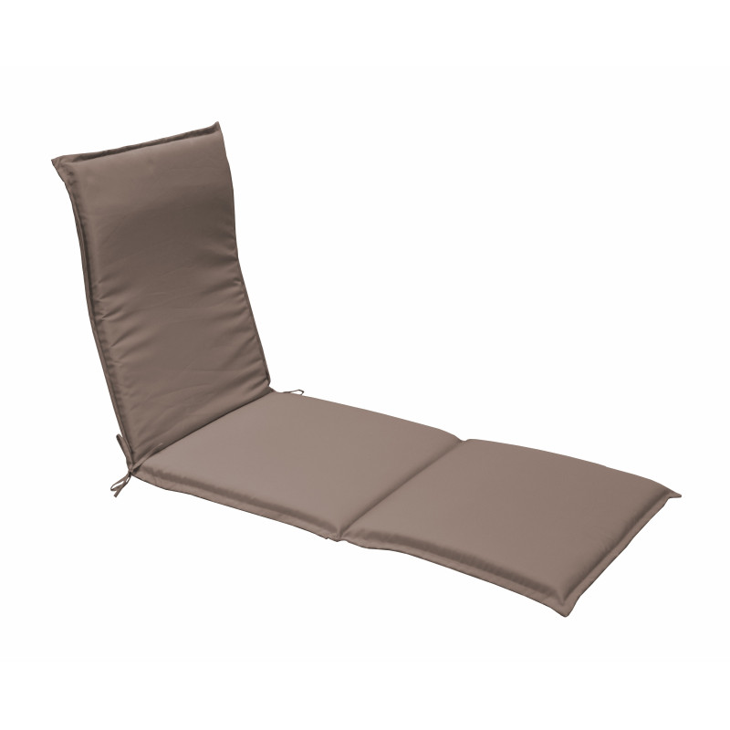 Coussin pour lit de soleil taupe
