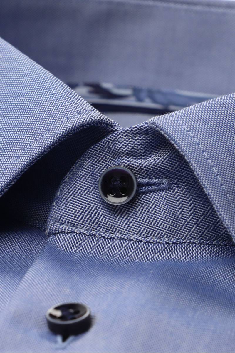 ETERNA Comfort Fit Hemd dunkelblau, Einfarbig