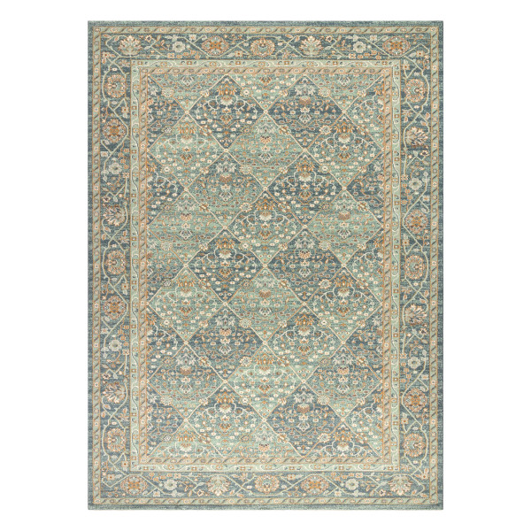 Dywan SOHO 477.27.LA500 wełniany OSTA - Romby, ramka 67x130 cm