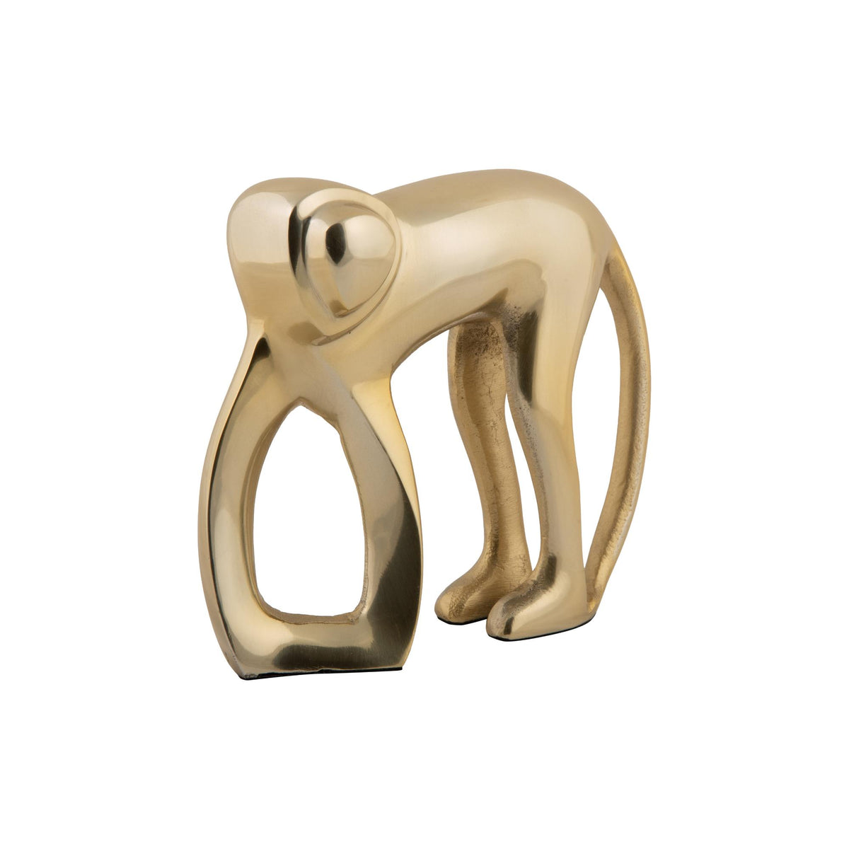 Present Time ornament Monkey - goud - 17x5x15cm