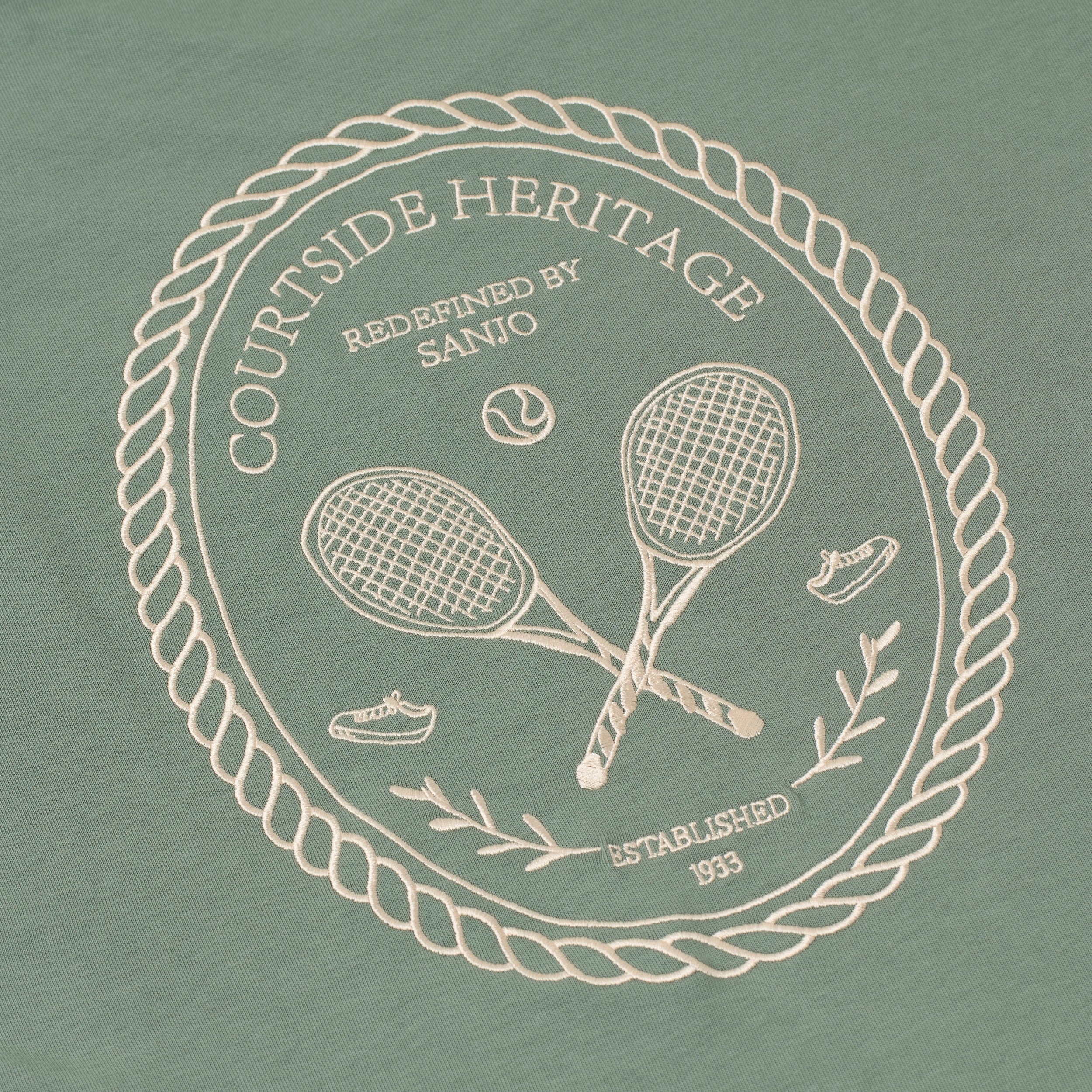 Sanjo Courtside T-shirt // Kaki