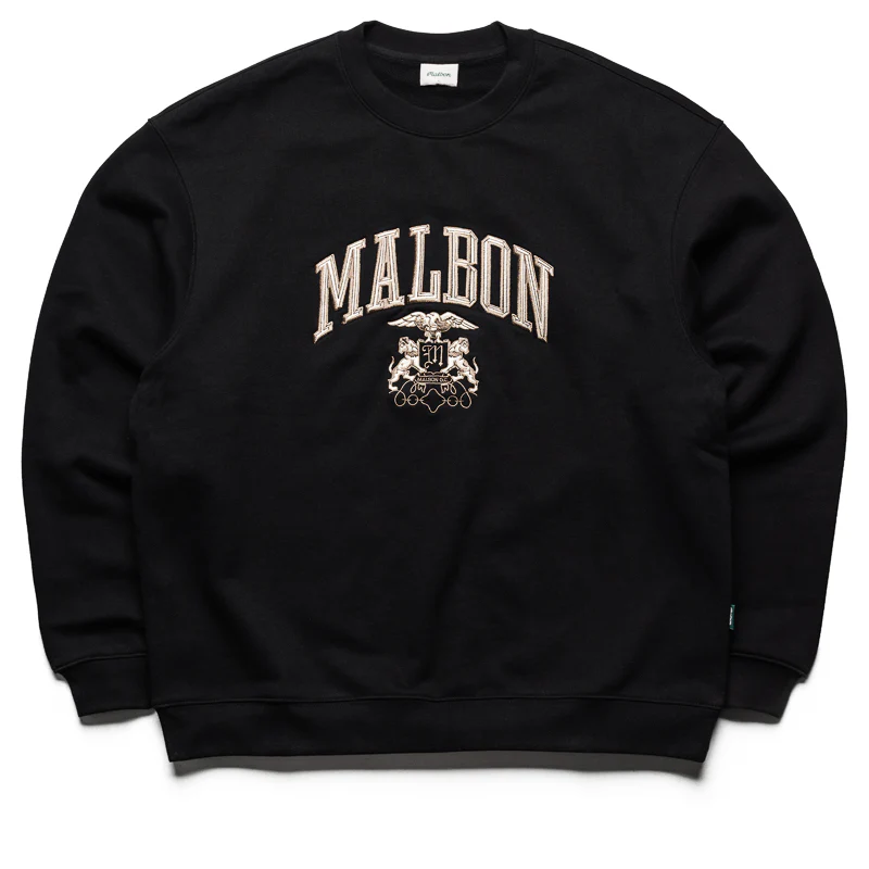 Malbon Golf Range Oxford Sweatshirt - Black