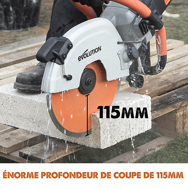 Découpeuse à matériaux Evolution R300DCT  2400W ø300 mm