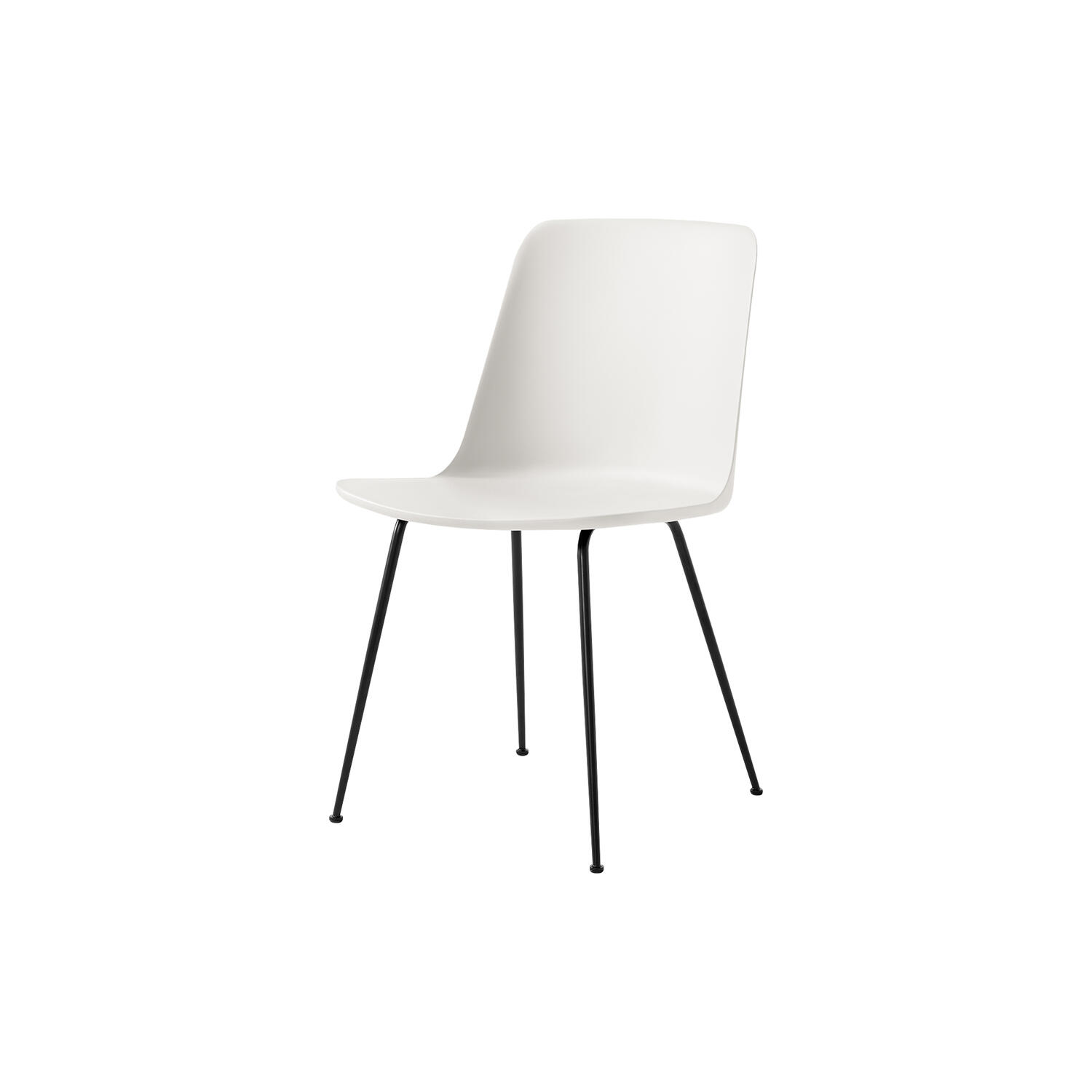 Rely HW6 spisebordsstol, white/black
