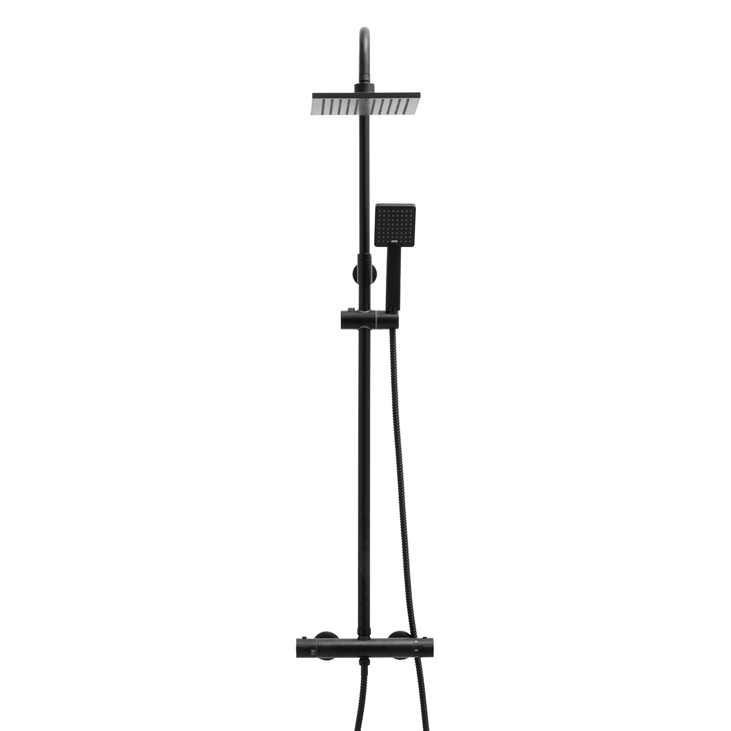 Zestaw prysznicowy termostatyczny FLOVA Yoka Home z deszczownicą 20 cm