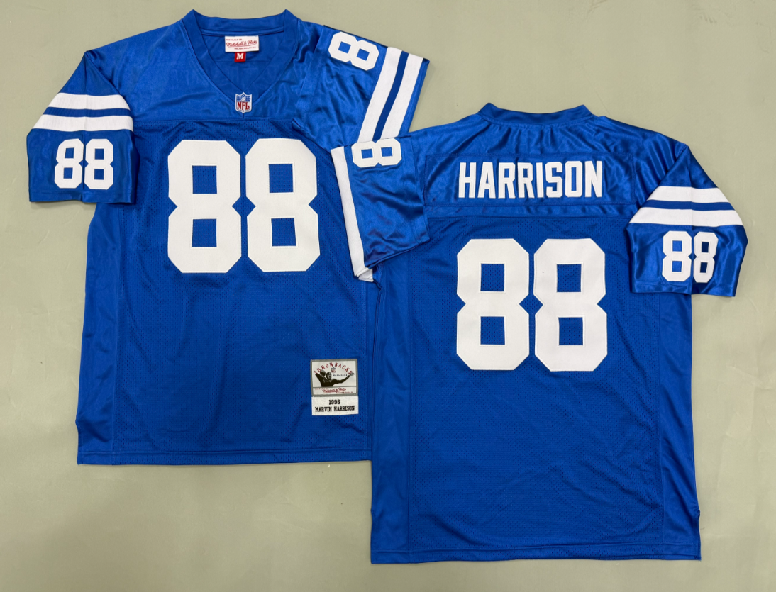 Marvin Harrison Indianapolis Colts Authentic Throwback Retired Player Jersey
