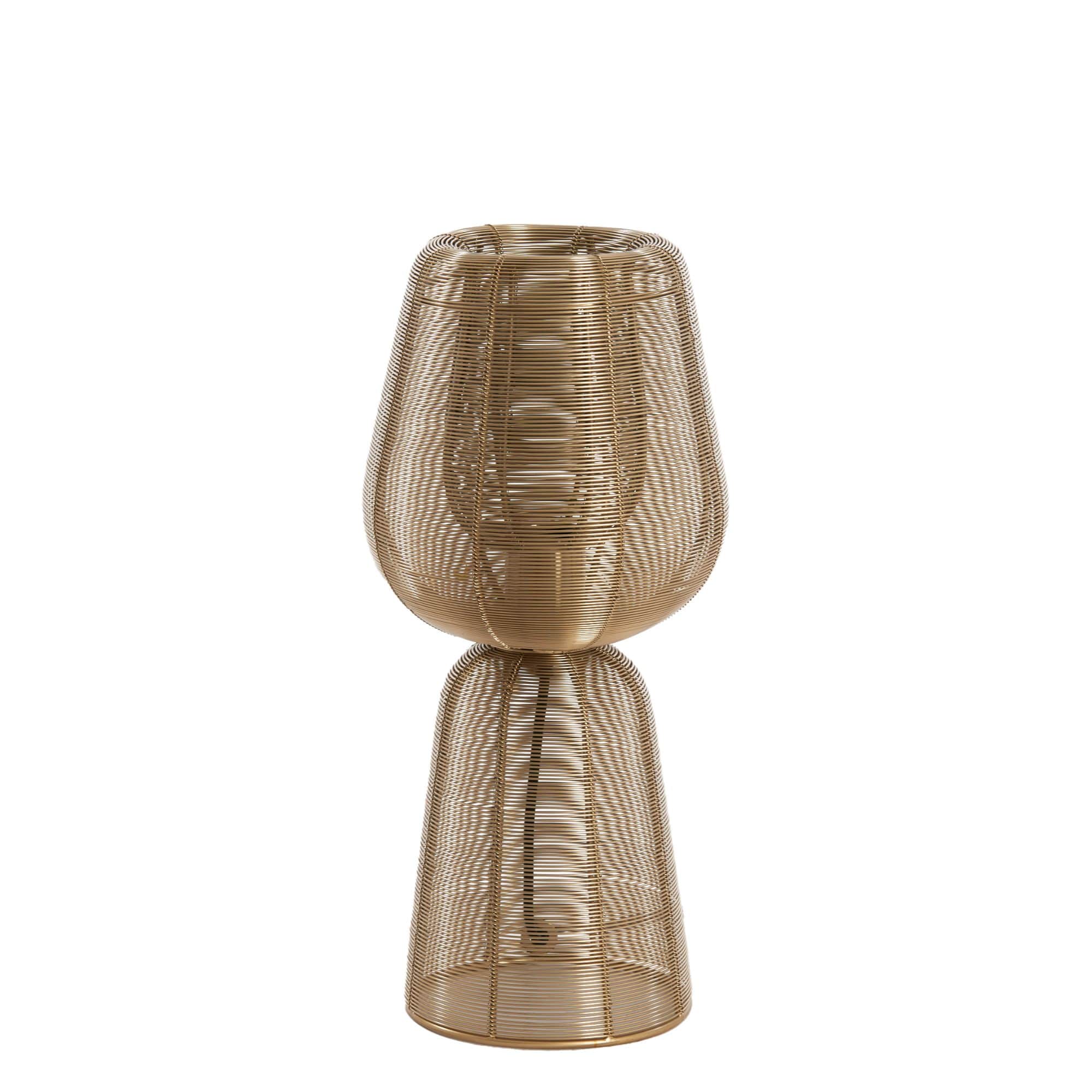 Light & Living tafellamp ABOSO - goud - Ø18cm