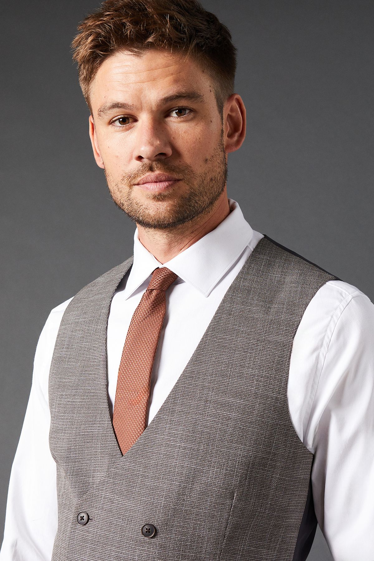 Burton Rust Textured Tie