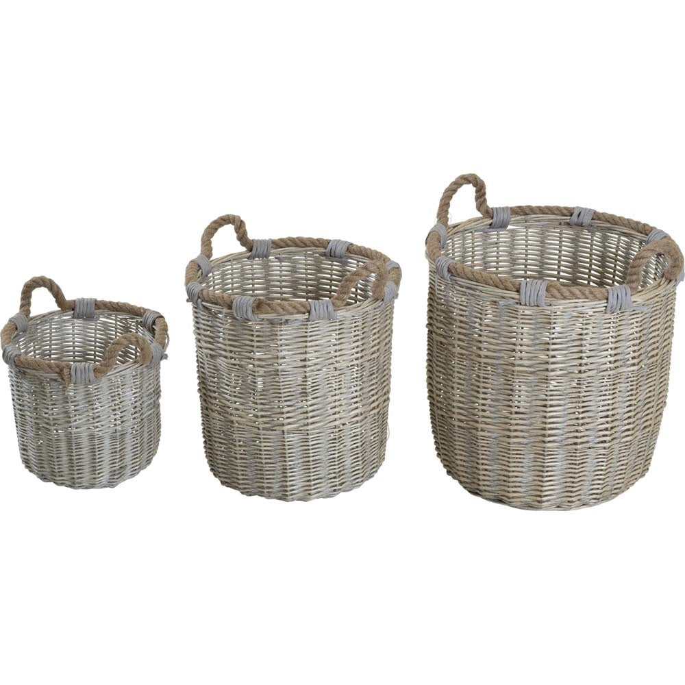 Lesli Living mand Willow - grijs - Ø29x27cm