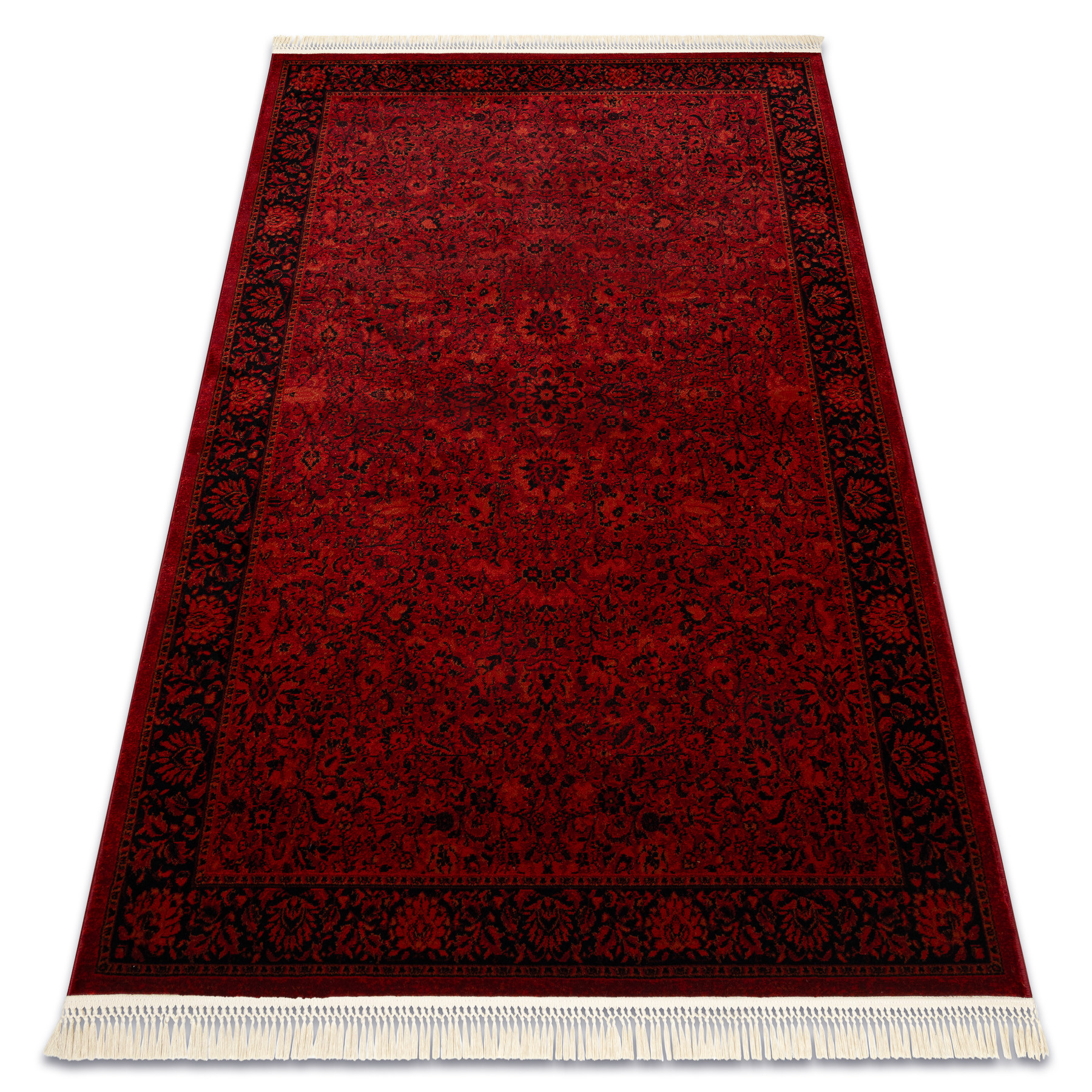 Dywan ORIENT 5125 bordo / czarny Ramka, klasyczny, ornament, z 150x230 cm
