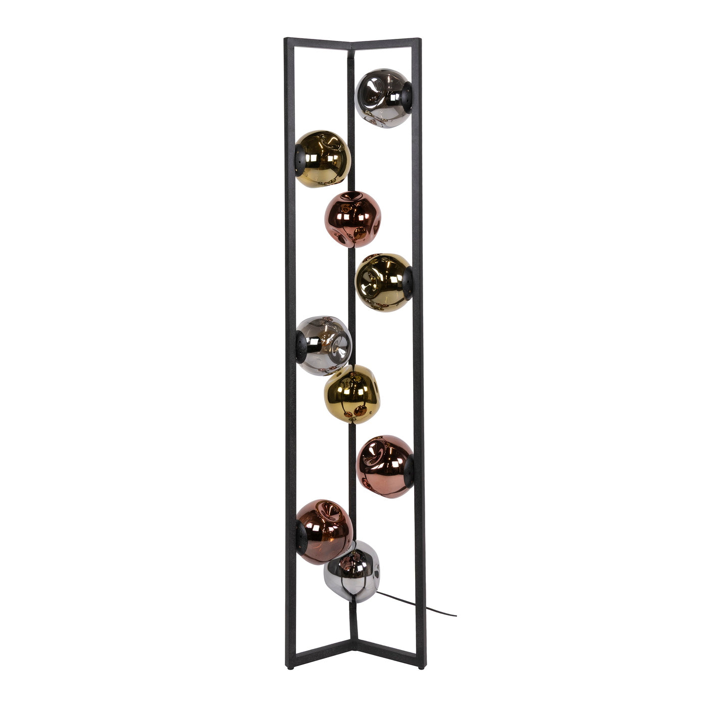 Giga Living Vloerlamp Stellar - Zwart Metaal - Ø35x150cm