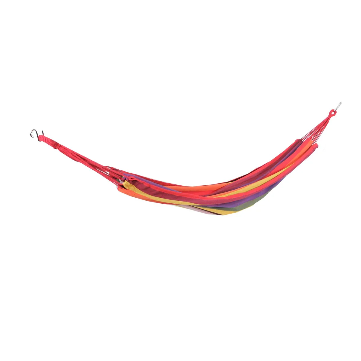 76 Wide Striped Woven Cotton Single Brazilian Hammock - 77