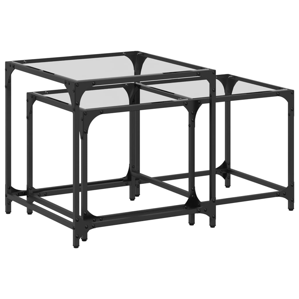 Stolik Kawowy Ława Stół Szklany 50x50x50.40x78.5x40 Do Salonu