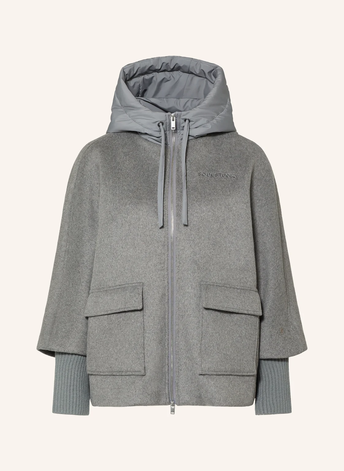 Smith & Soul Jacke im Materialmix