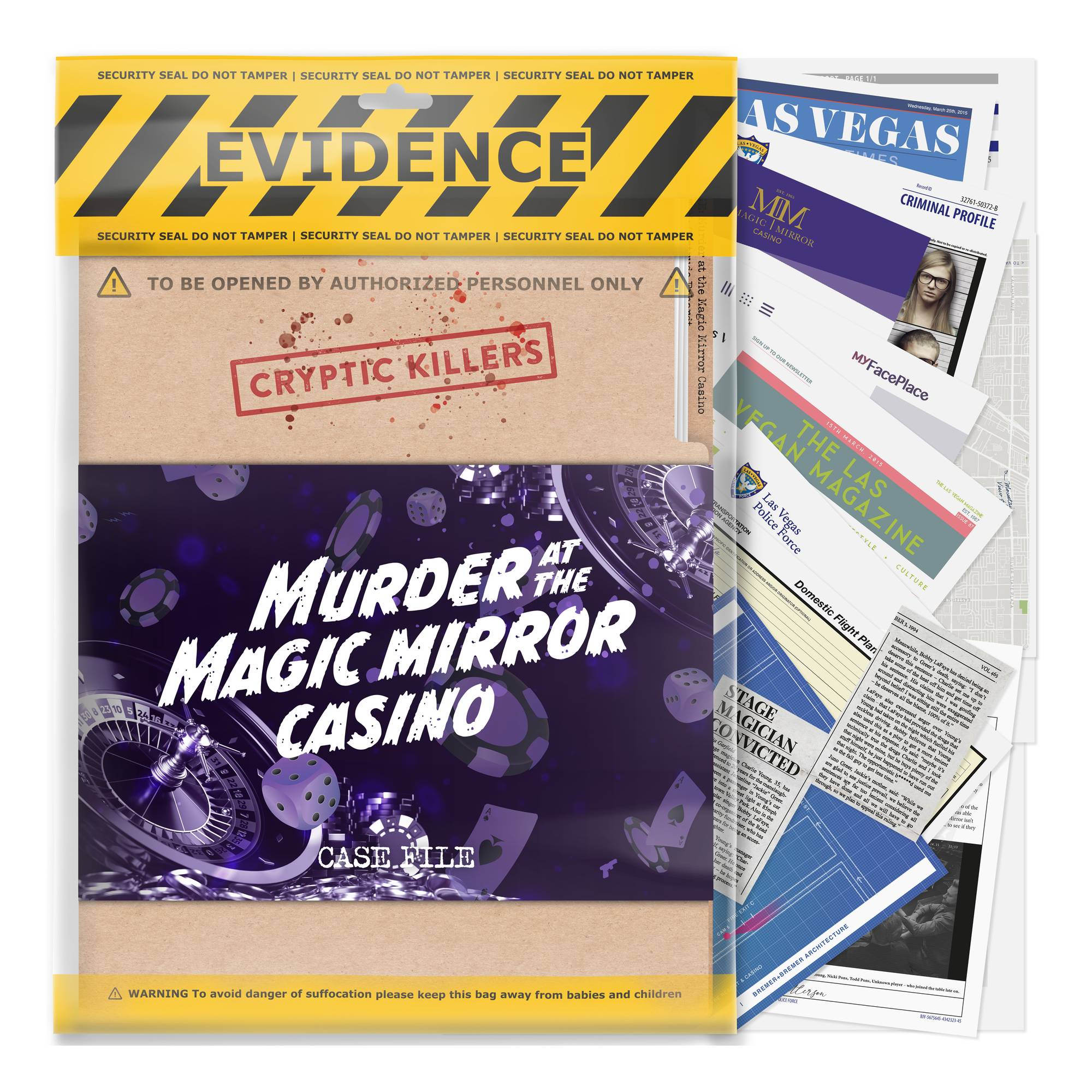Cryptic Killers: Murder at the Magic Mirror Casino