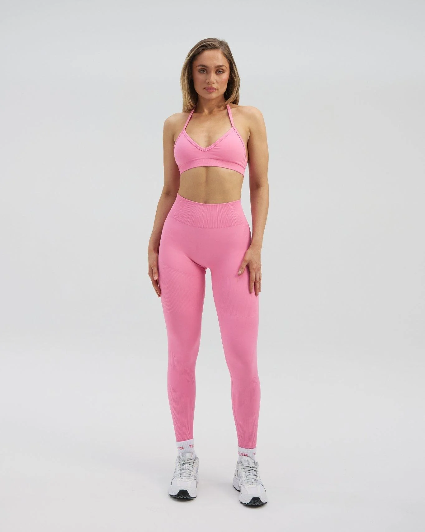 Elevate™ Sculpting High Waist Scrunch Leggings | Bubble Pink