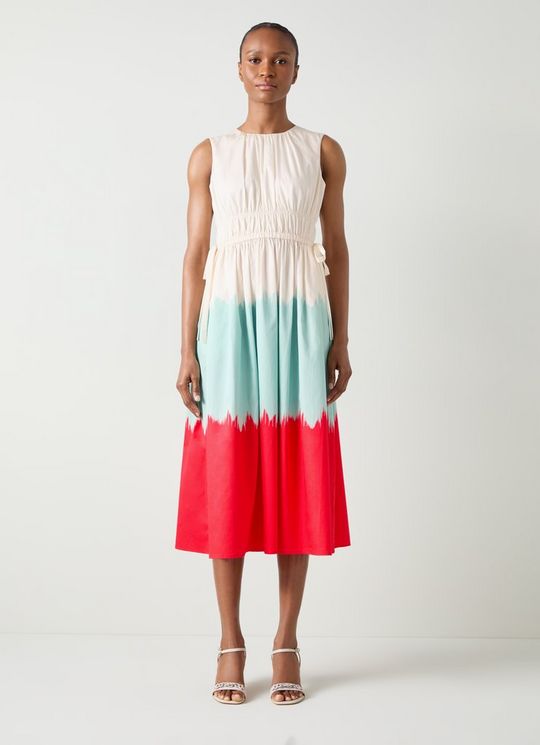 Viola Dip Dye Organic Cotton Dress