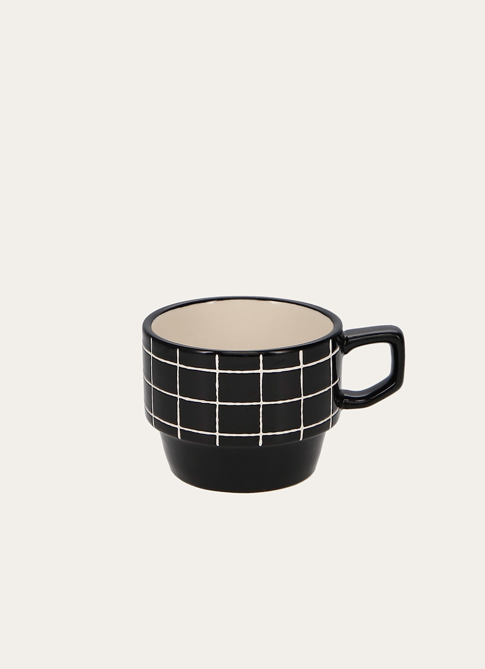 TASSE GEOM NOIR