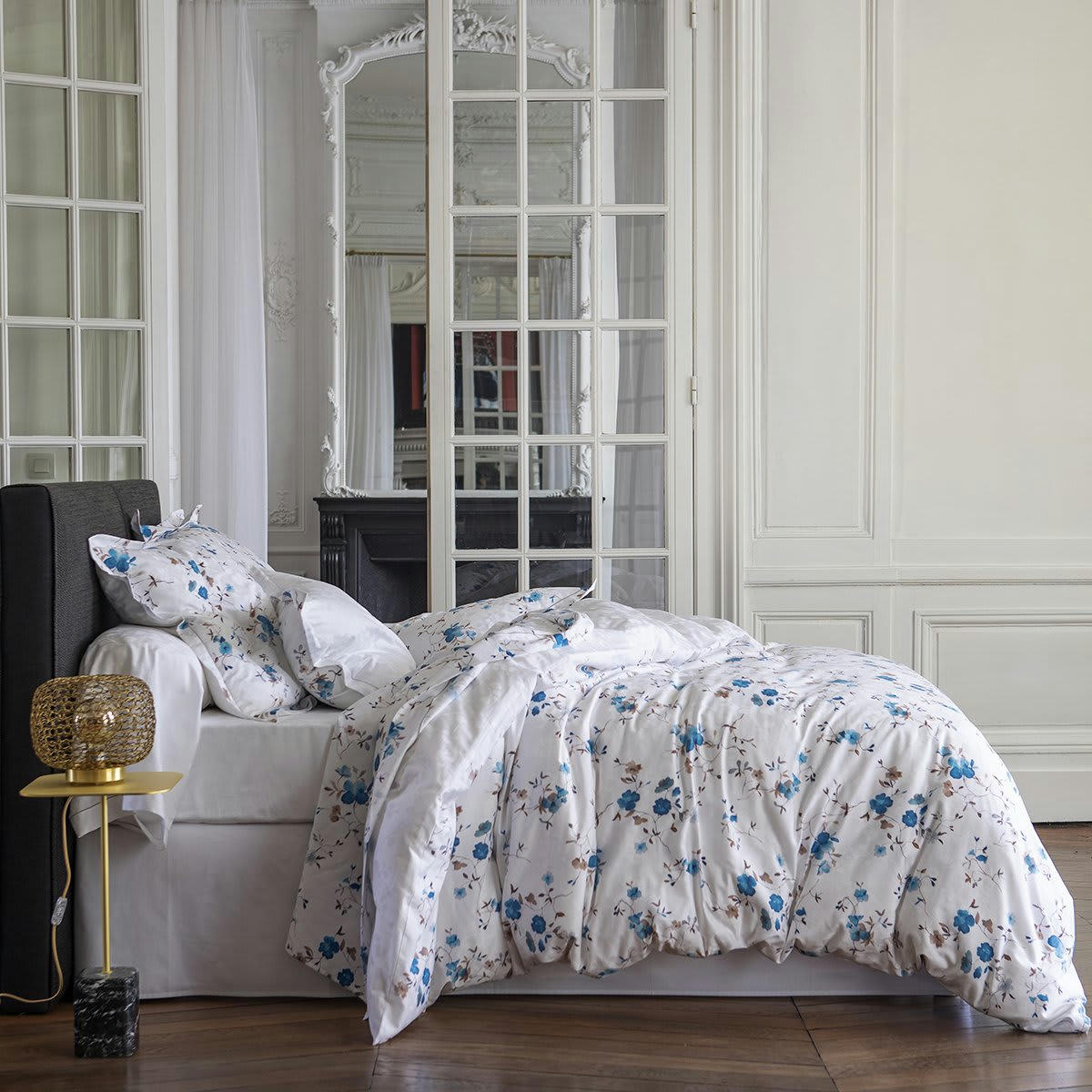 BALADE - Housse de couette coton biologique blanc 140x200 cm