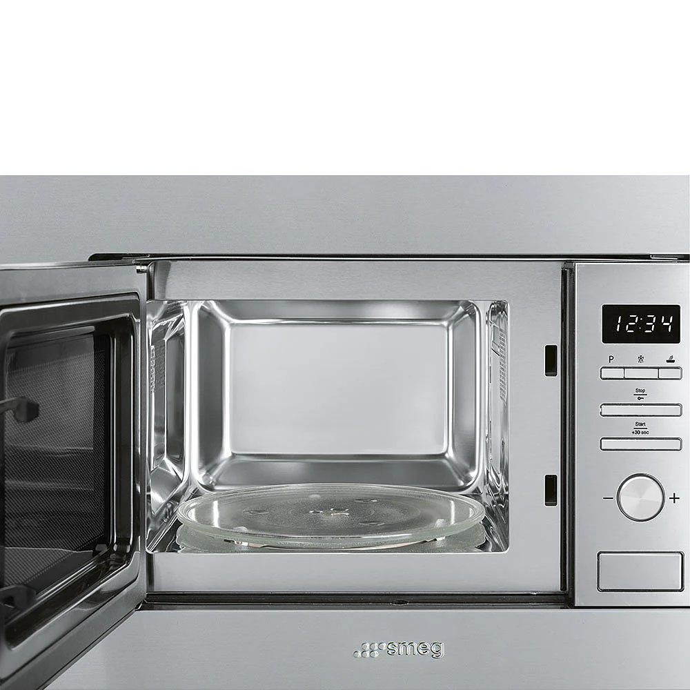 20 Litre Built-In Microwave with Grill in Stainless Steel