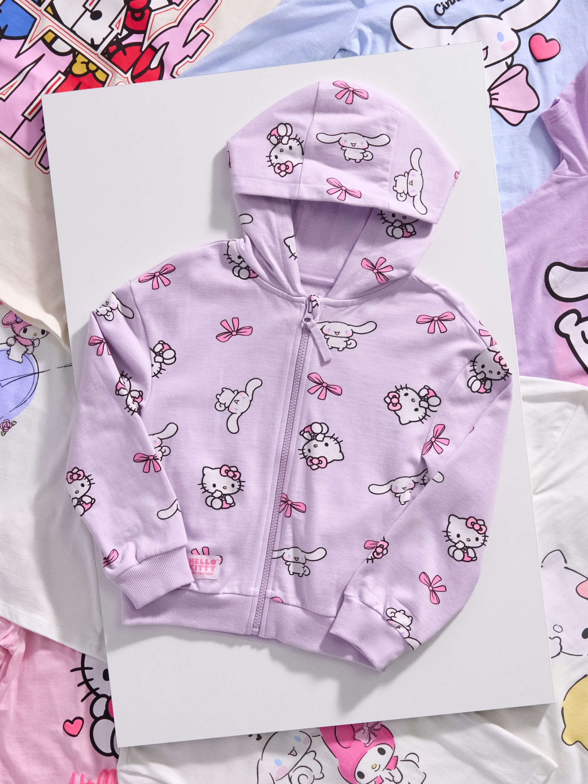 Rozpinana bluza z kapturem Hello Kitty