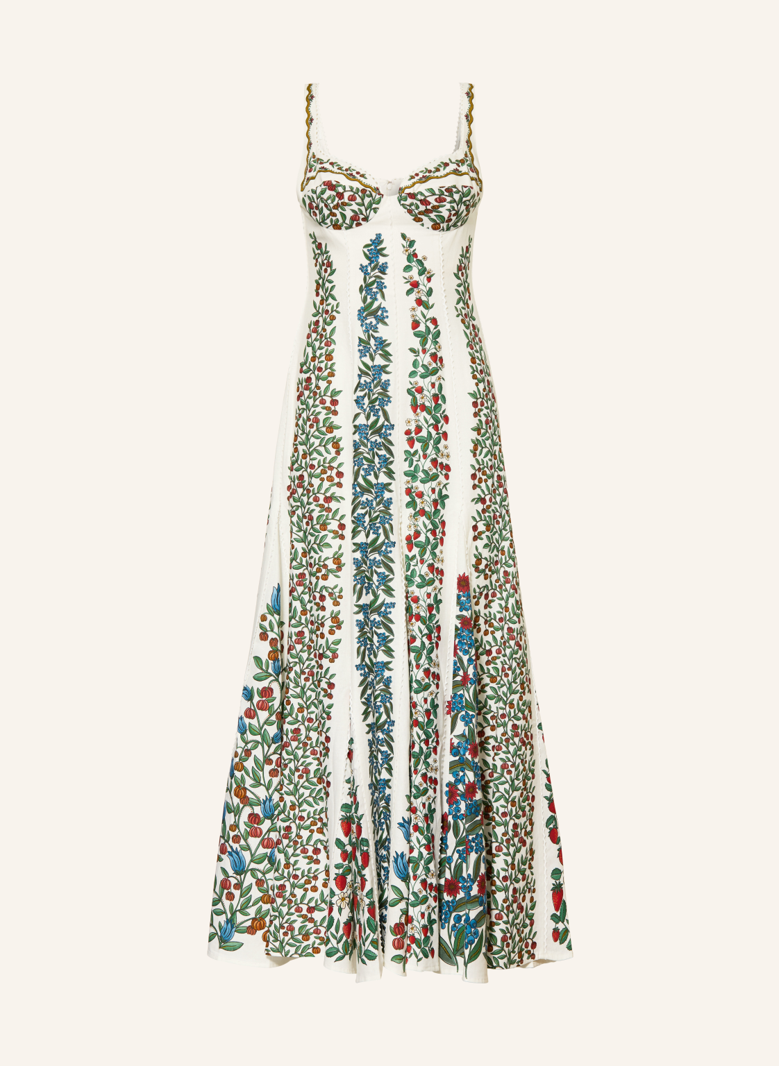 FARM RIO Kleid FRUIT BEAUTY mit Leinen und Spitze