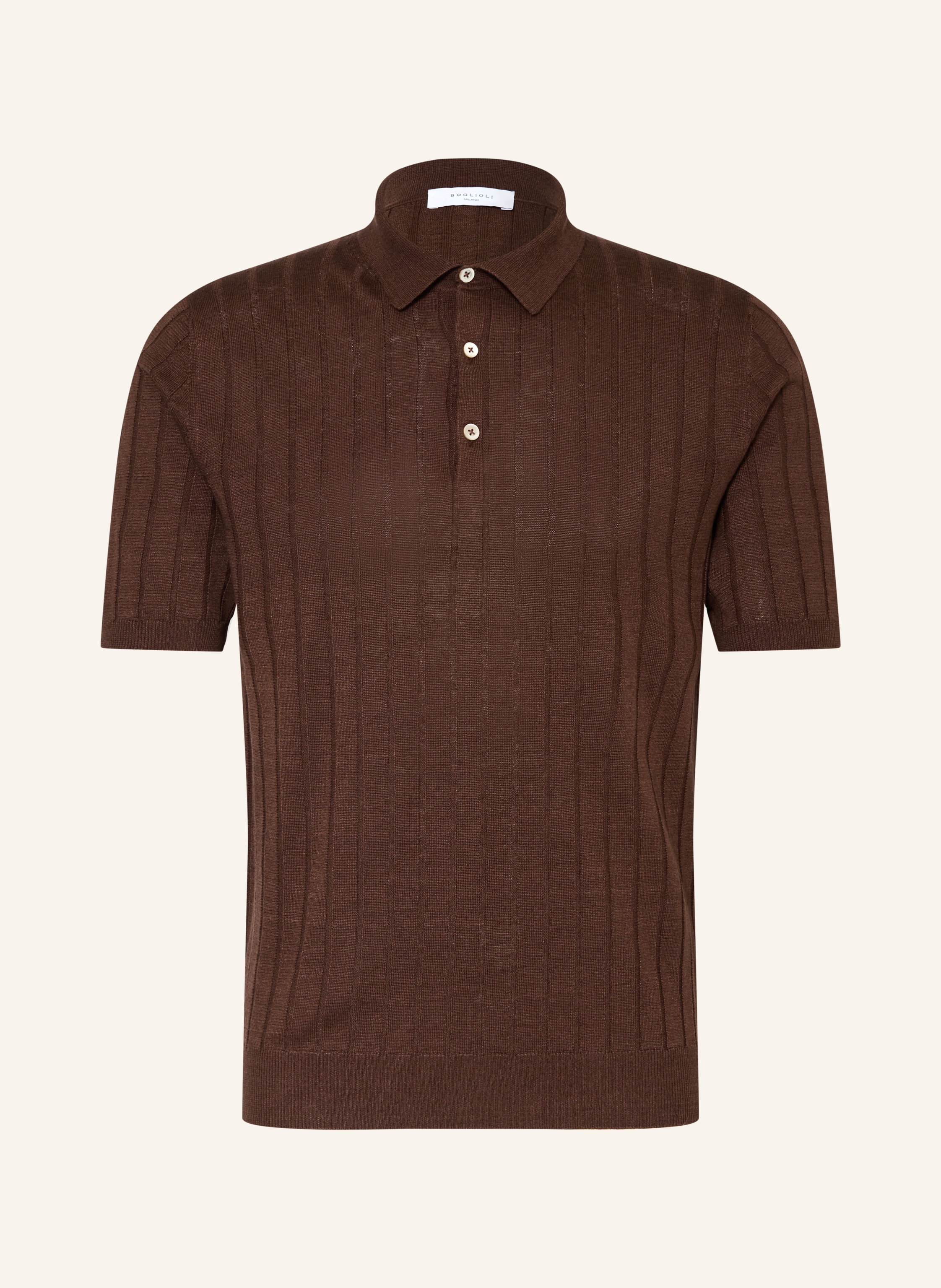BOGLIOLI Strick-Poloshirt