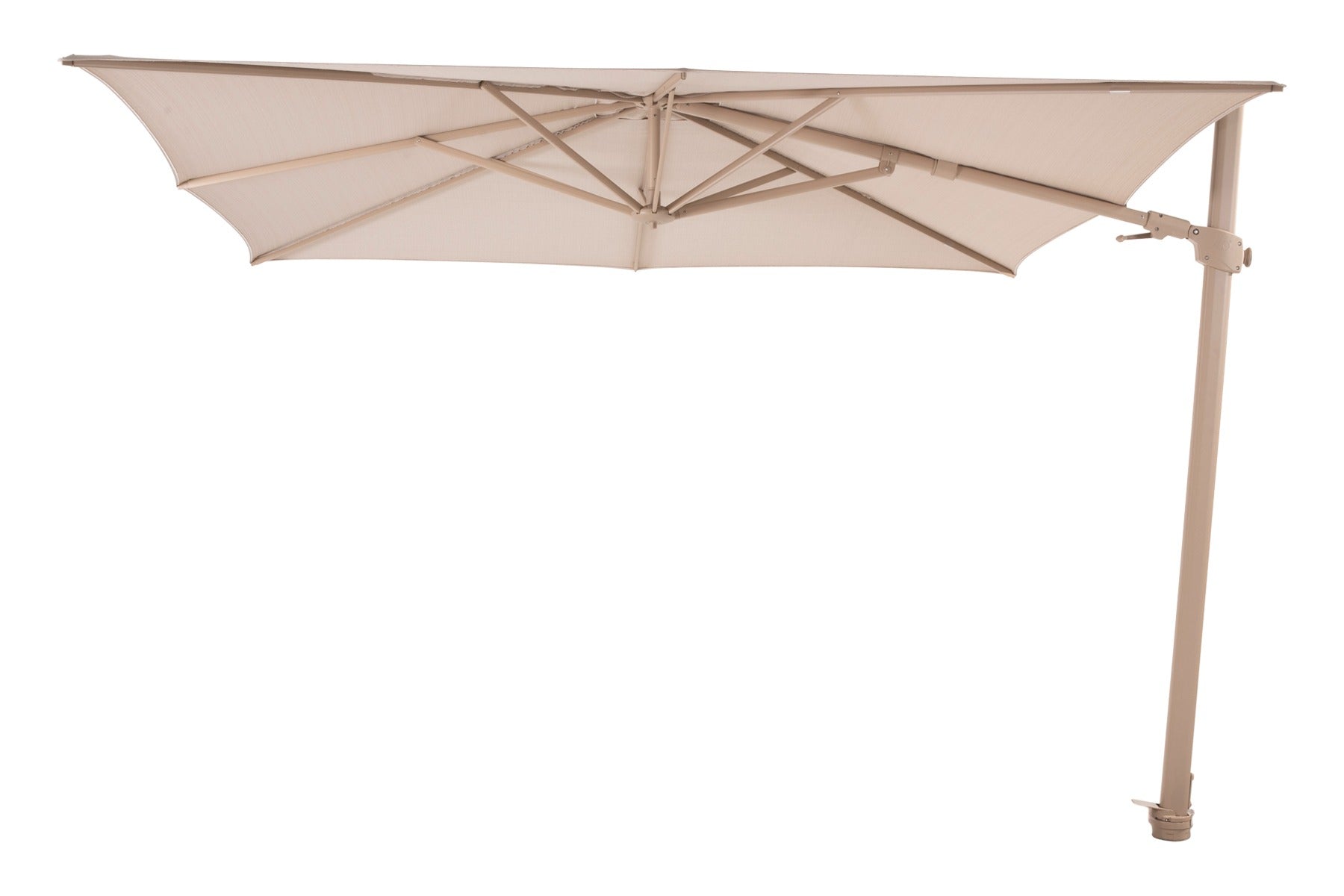 4 Seasons zweefparasol Siesta Premium 300x300 cm – zand latte