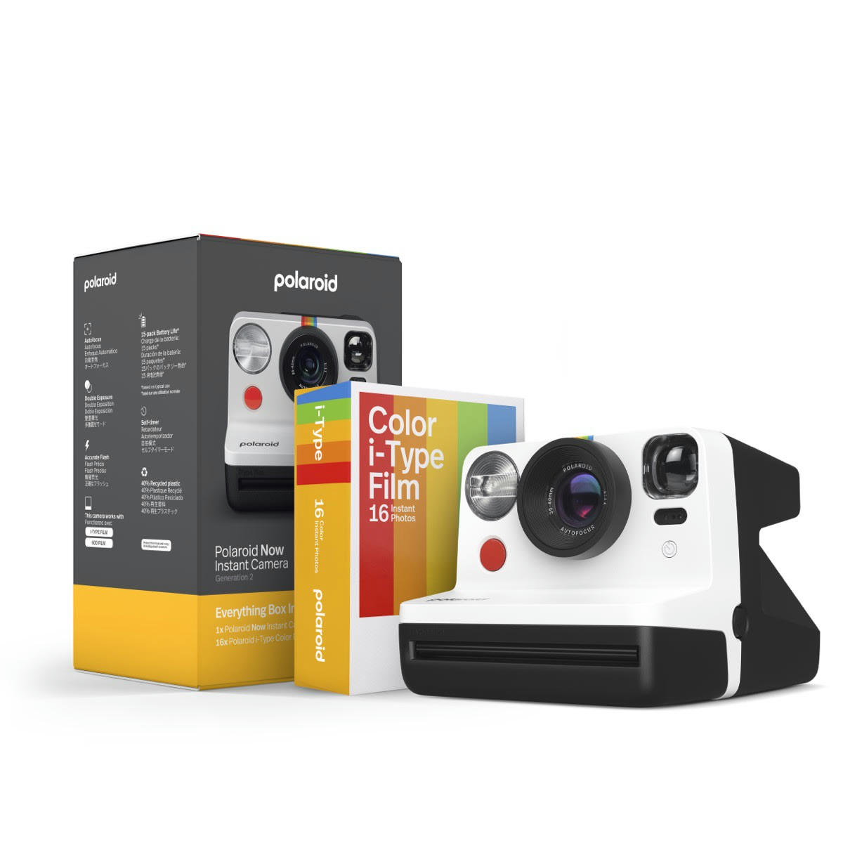 - Appareil photo instantané  EB Now Gen 2 Black & White