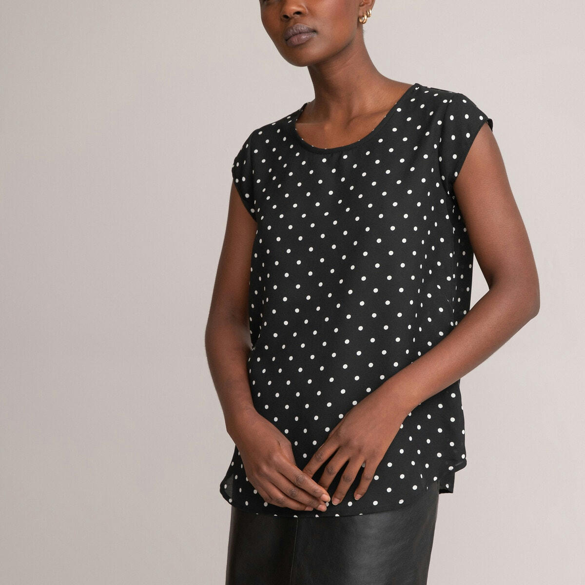 Blouse imprimé pois