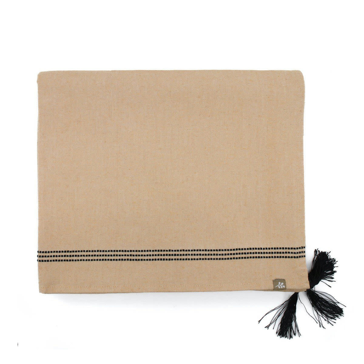 HANA - Nappe coton  160x250 jaune pâle