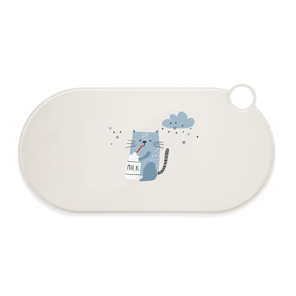TIAKI Silicone Bowl Mat Milky Kitty