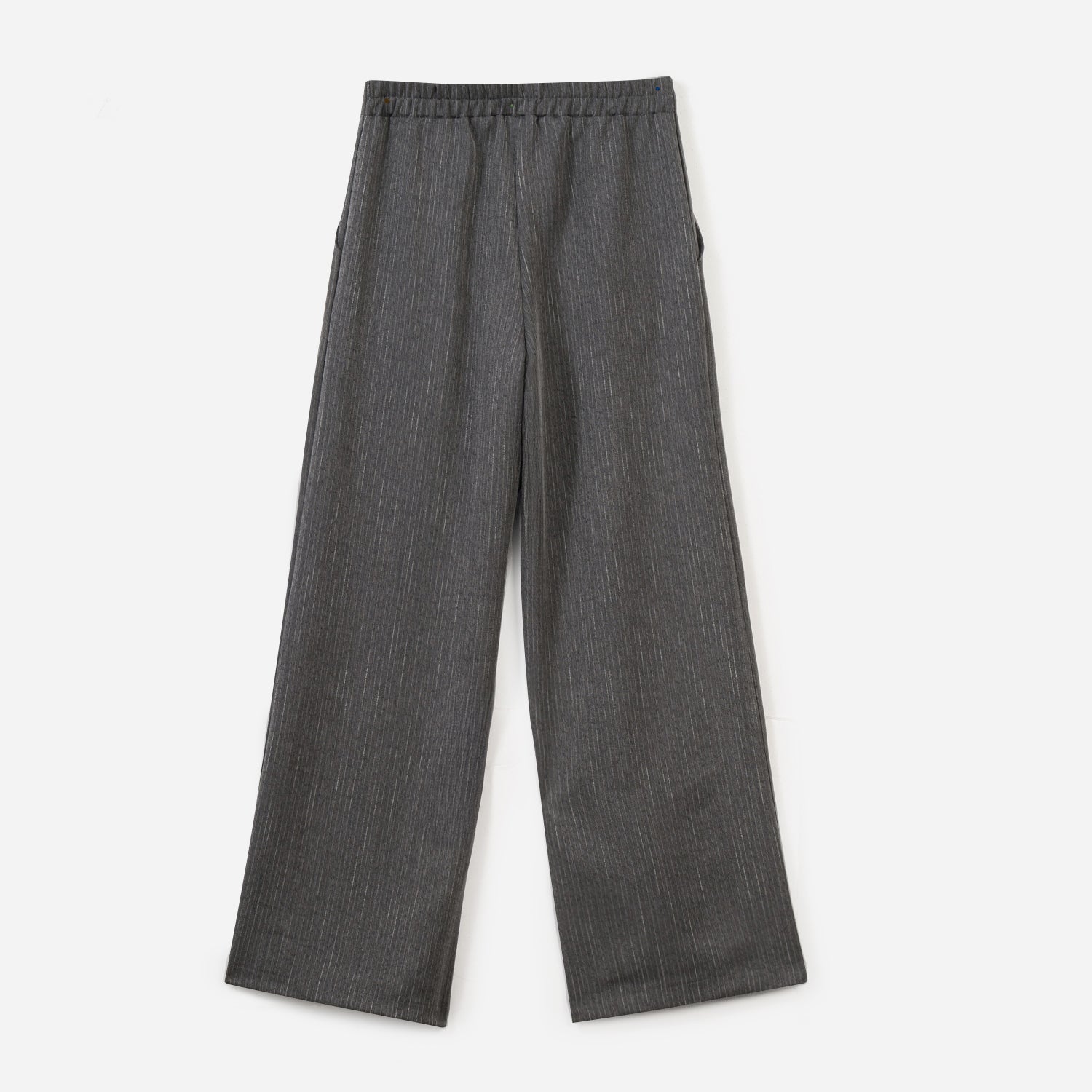 Pantalon large TEXTO gris rayures tennis