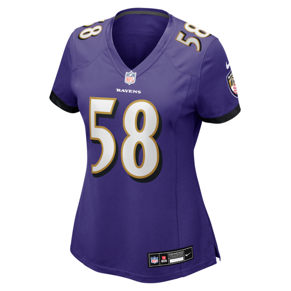 Taven Bryan Baltimore Ravens Nike Women's Team Game Jersey -  Purple