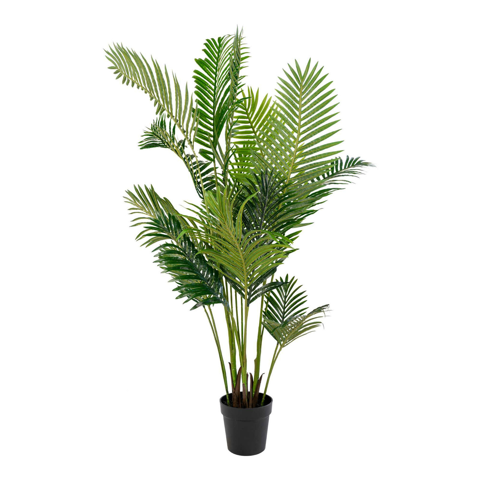 Sztuczna roślina PALMA Areca 175 cm w czarnej doniczce