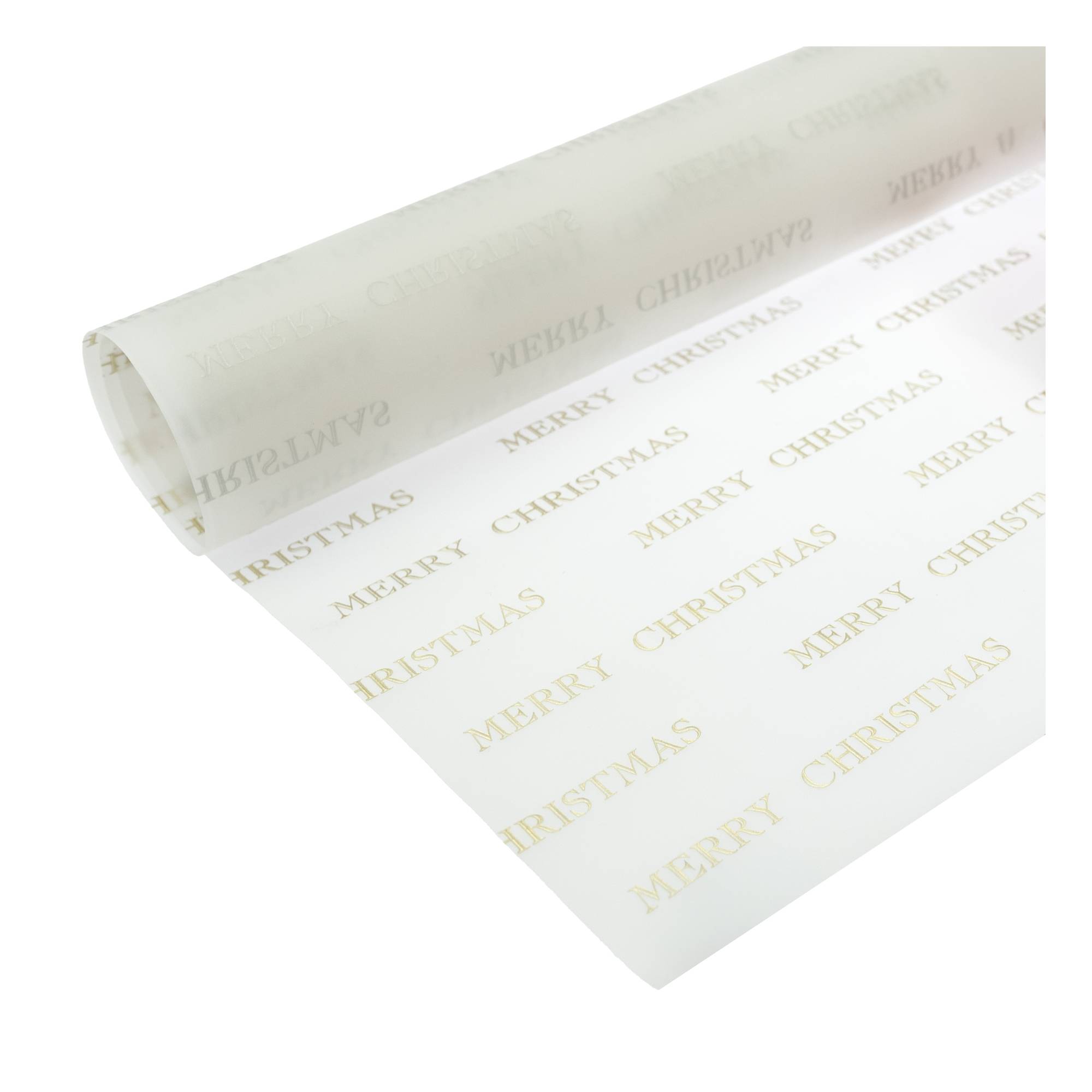 Merry Christmas Vellum Paper 30cm x 50cm