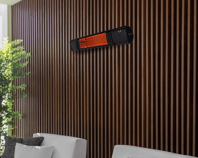 2.4kW Patio Heater With Bluetooth Speakers