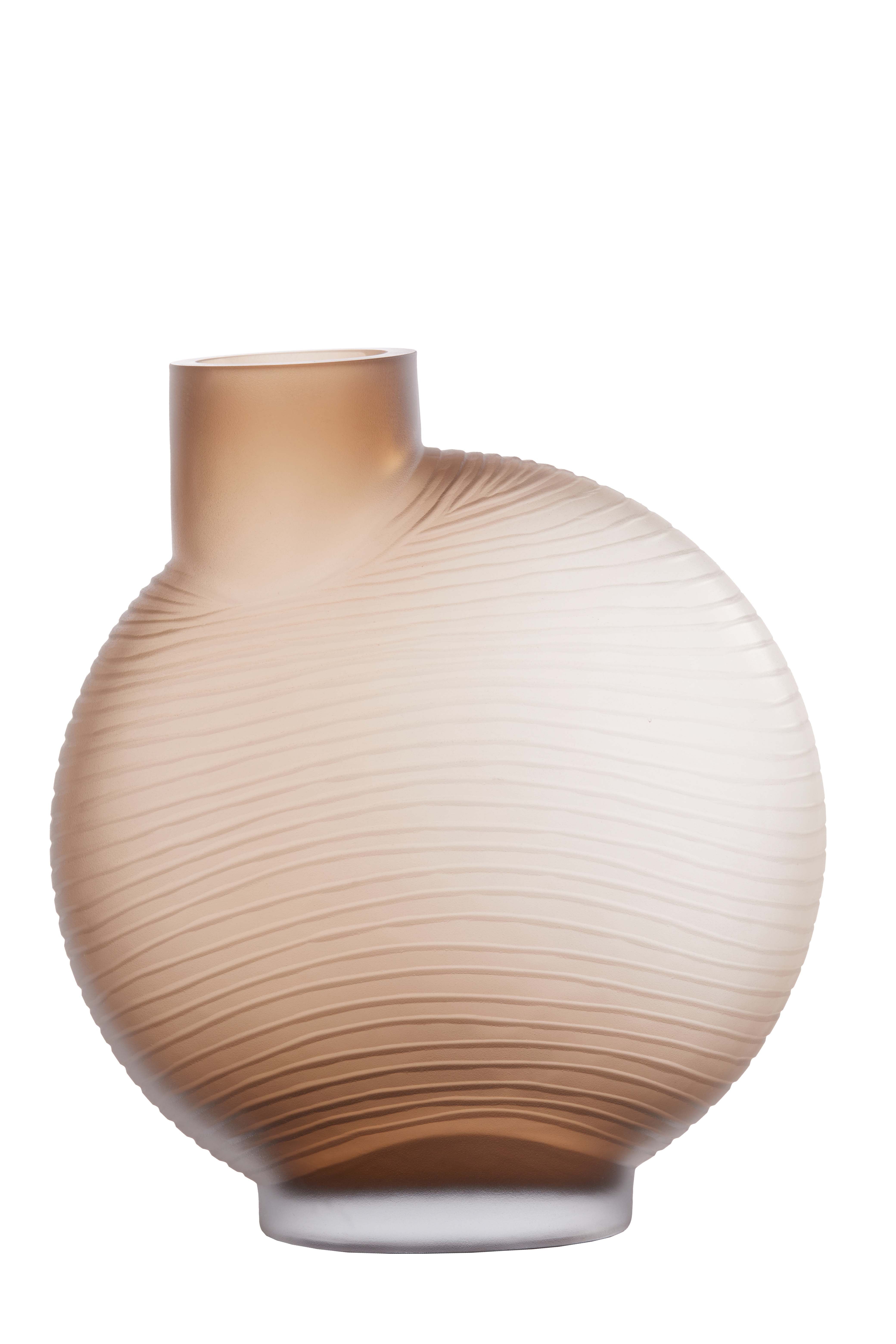 Light & Living vaas TORNA - 33x16.5x36.5cm - bruin