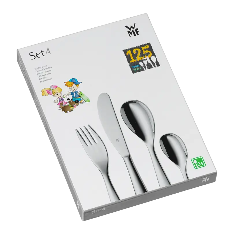 Kinderbesteck-Set 4-teilig Zwerge