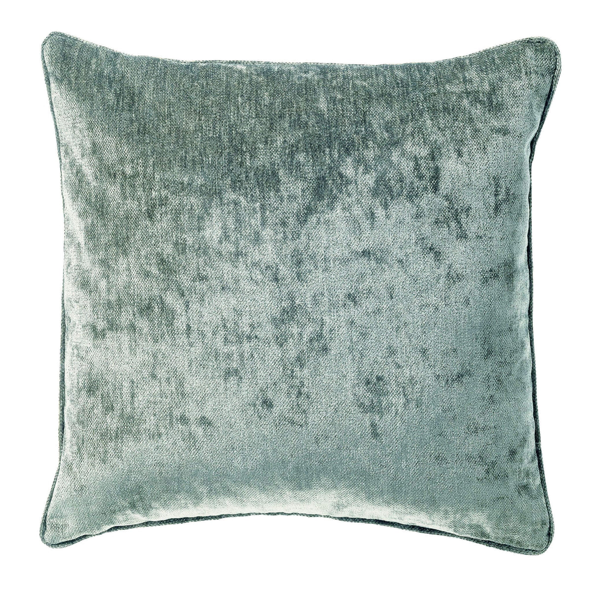 LEWY - sierkussen 45x45 cm - glansvelours - Jadeite - groen
