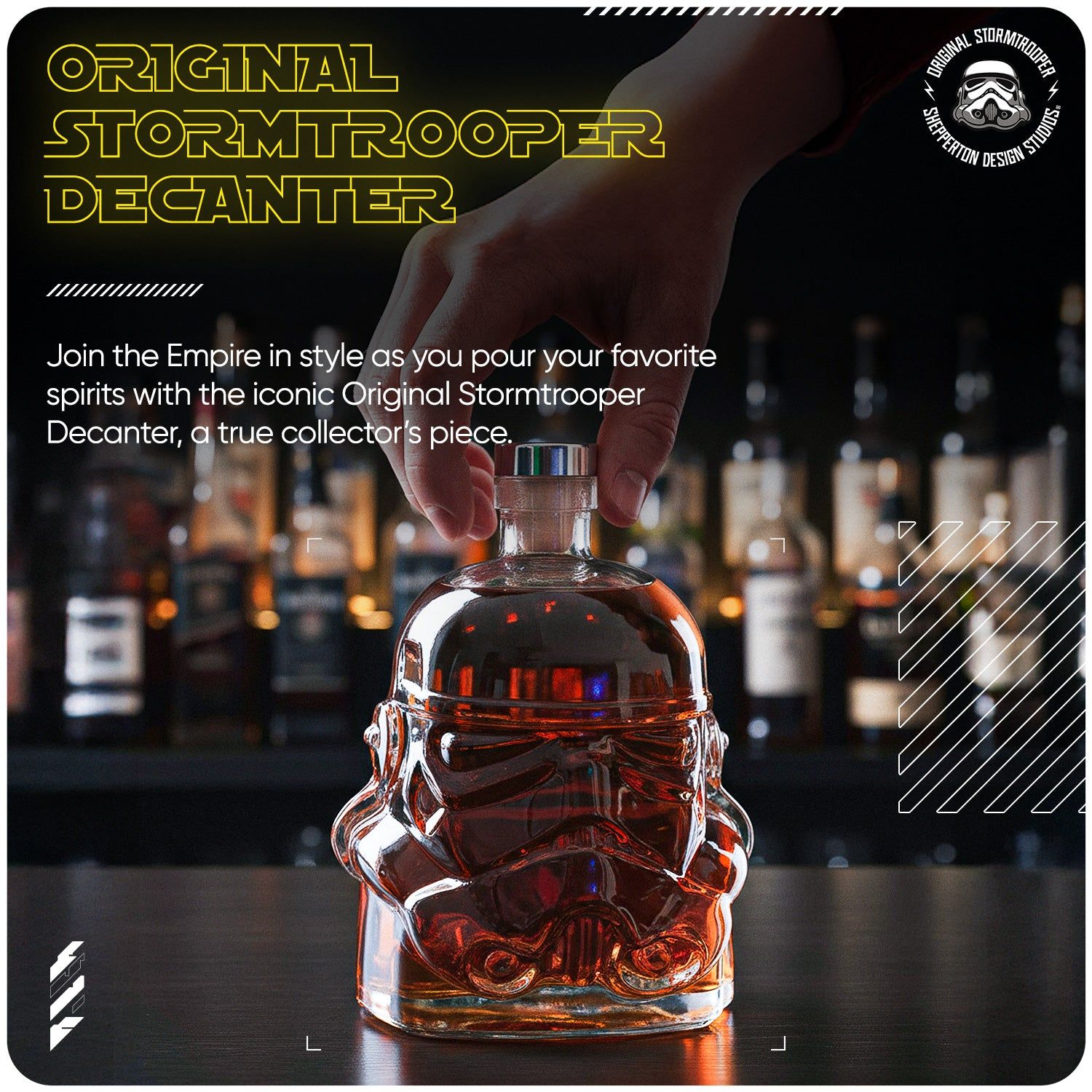 Thumbs Up Original Stormtrooper Decanter for Whisky, Bourbon & Scotch