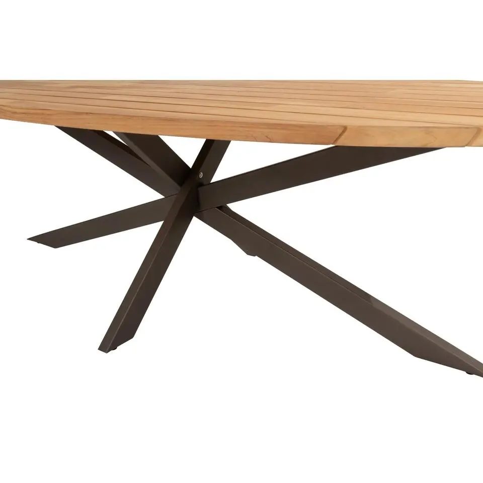 Taste Prado ovale tuintafel 240x115 cm - teak/terre